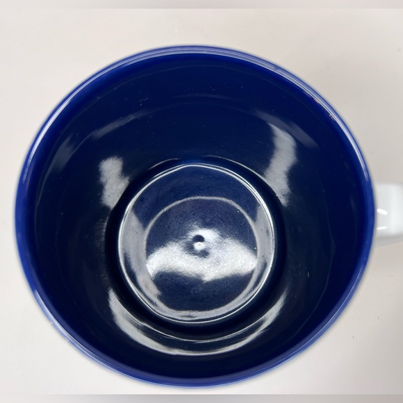 XL Jumbo M&M’s Brand Mug 28oz 5” Tall Blue Green Double Sided - Picture 3 of 9